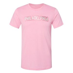 philadelphia pink t-shirt