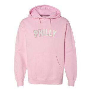pink philly hoodie